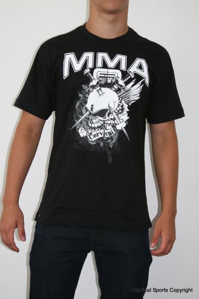 Camisetas MMA Skull / Preta tamanho M